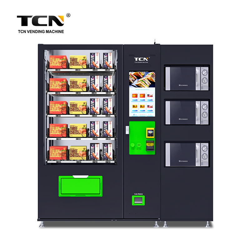 TCN-CEL-10C(V22)-WB Elevator Healthy Food vending machine microwave heating