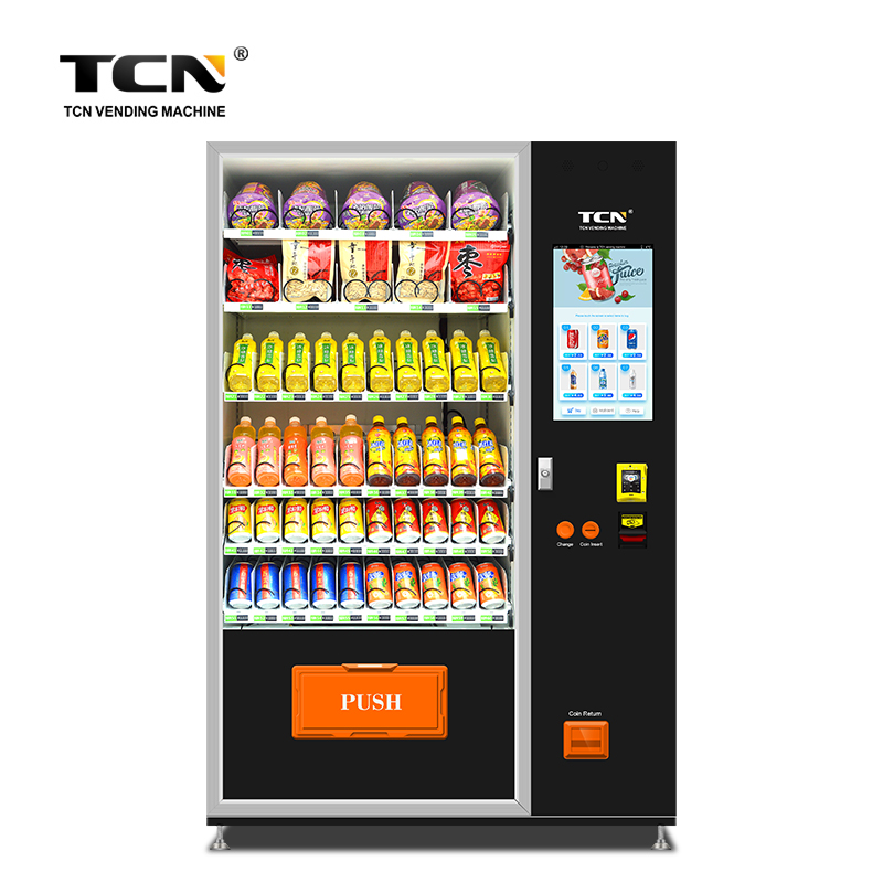 TCN Hot Sale Refrigerated  Drinks Snacks Combo Vending Machine