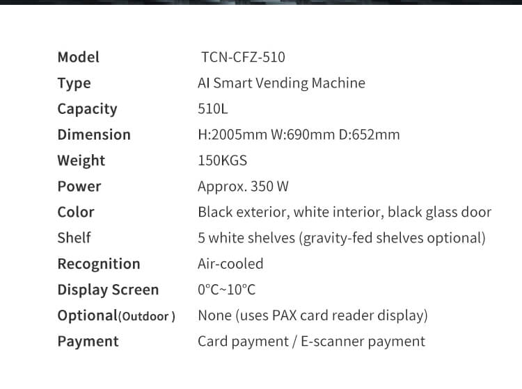 TCN-CFZ-510 સ્માર્ટ કુલરમાં 99% છબી અને વર્તન ઓળખ દરને સક્ષમ કરતી હાઇ-એન્ડ AI ચિપ