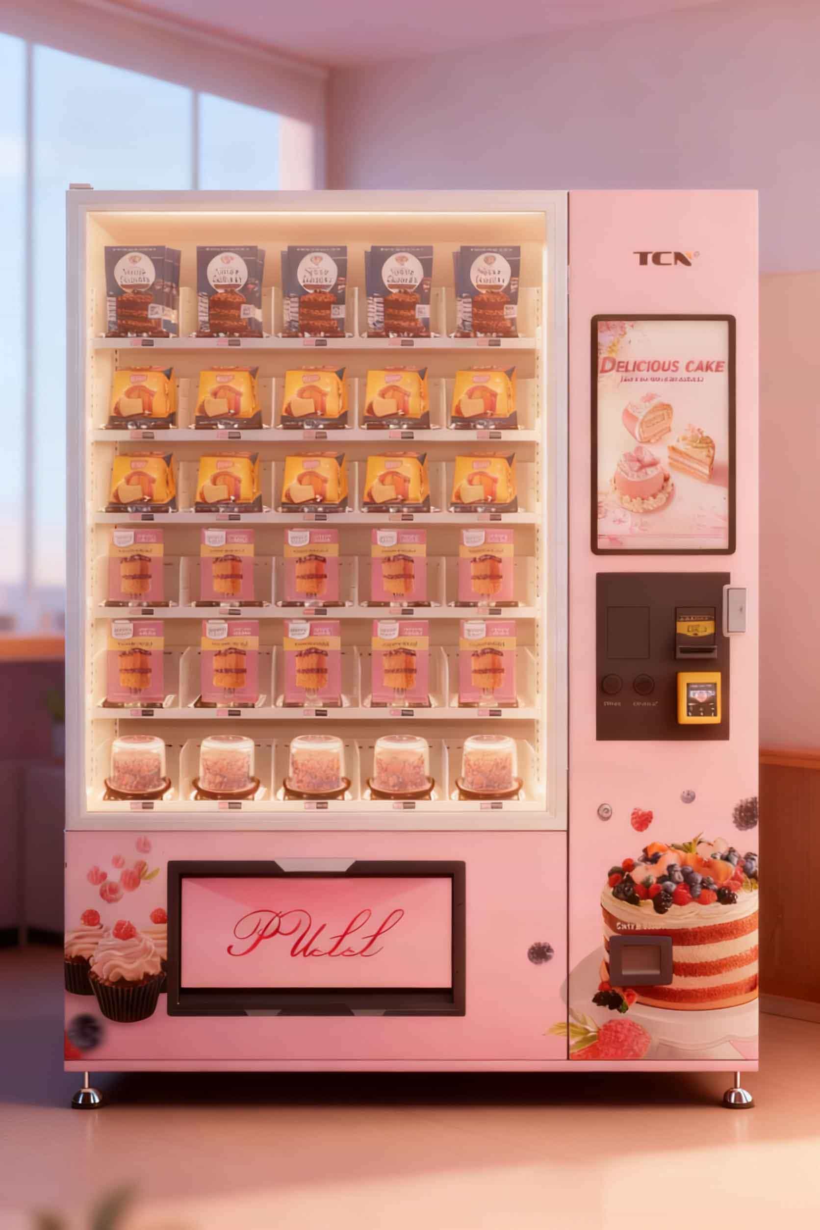 કેક લોકર વેન્ડિંગ મશીન TCN-CLC-18-LC