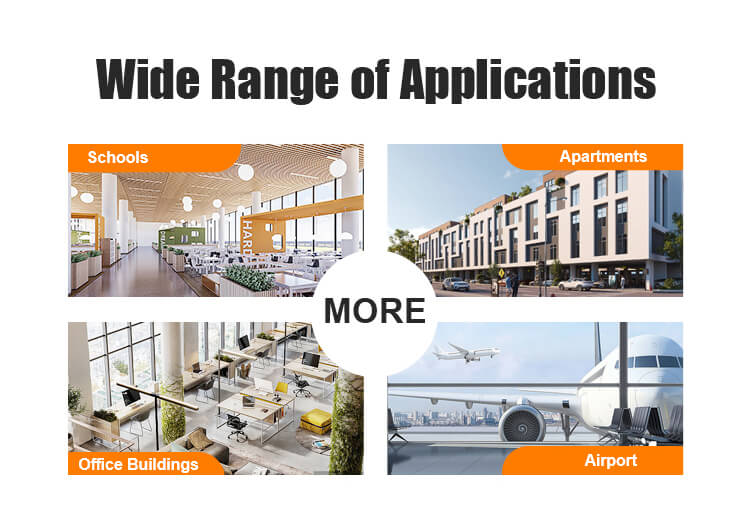 શાળાઓ, એપાર્ટમેન્ટ્સ, ઓફિસ બિલ્ડીંગો અને એરપોર્ટમાં TCN હીટેડ વેન્ડિંગ લોકર્સનો વ્યાપક ઉપયોગ