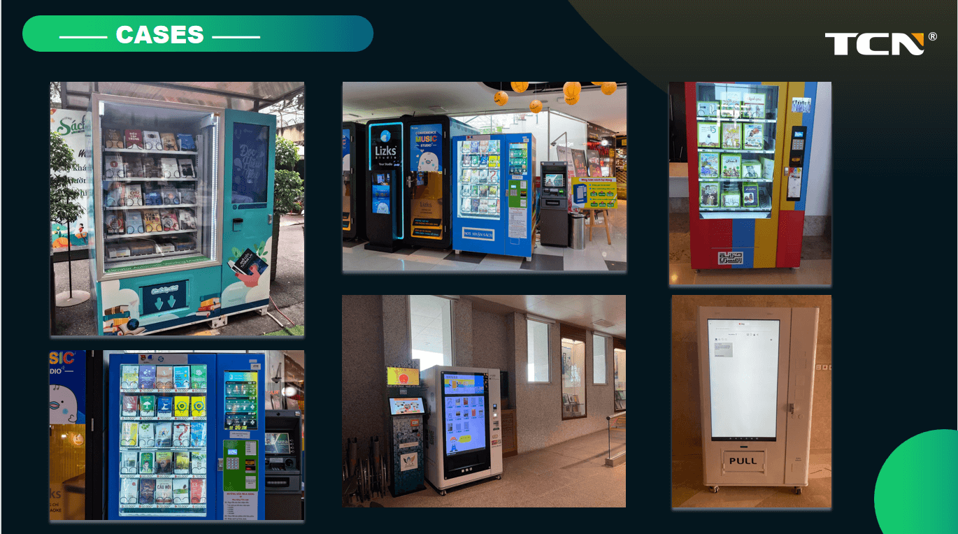 TCN સ્ટેશનરી વેન્ડિંગ મશીન ગ્રાહક કેસ