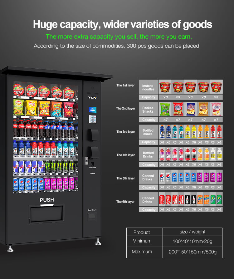 Bandejas expendedoras de alta capacidad para snacks, bebidas embotelladas y bebidas enlatadas para maximizar las ventas.